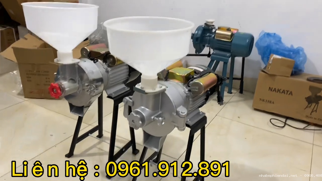Máy xay bột gạo nước mini gia đình mẫu mới