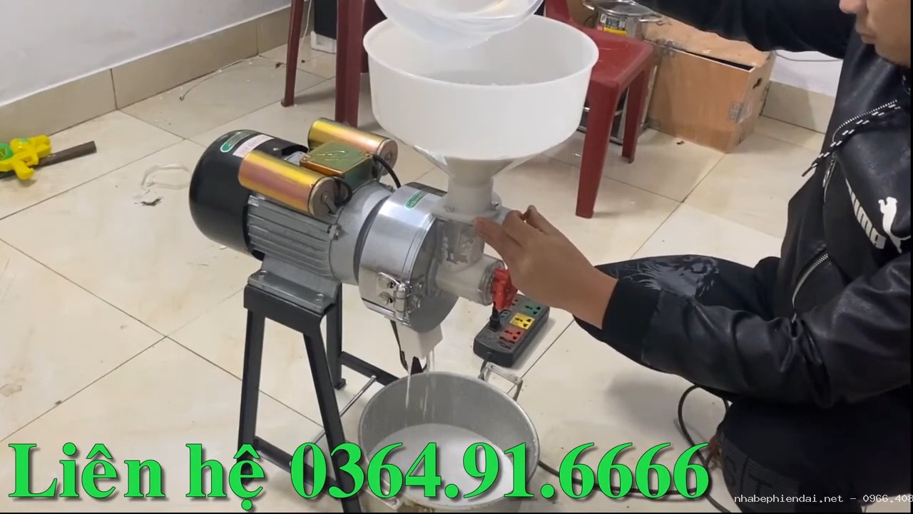 Máy xay bột gạo nước cao cấp điện 220V – hướng dẫn lắp đặt và sử dụng