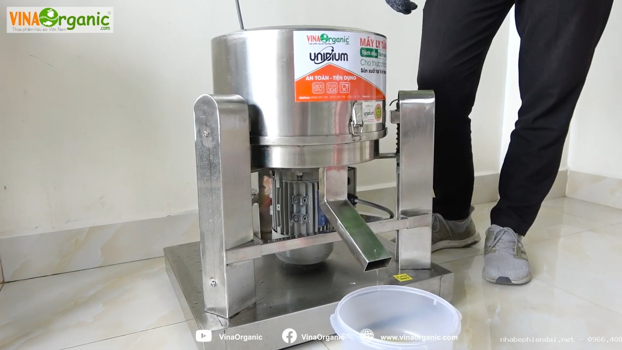 Máy vắt ly tâm các loại cơ khí Tân Hoàn Hảo