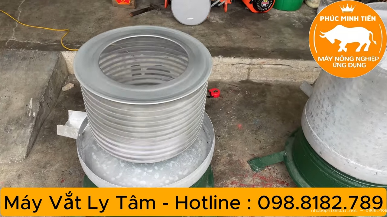 Máy vắt ly tâm vắt nghệ và vắt đậu phụ