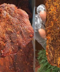 Thịt bò sấy thăng hoa miếng xốp, giòn, không co ngót