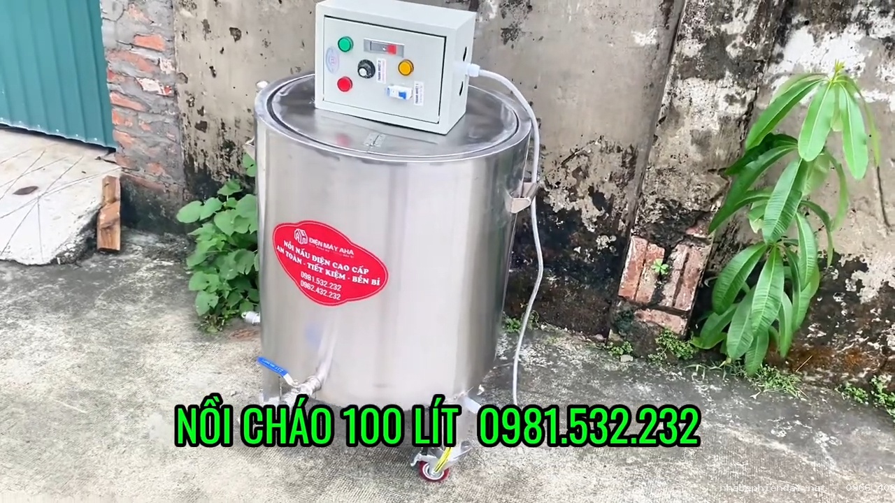 Nồi nấu cháo công nghiệp 100 lít - Hình 1 Nồi nấu cháo công nghiệp 100 lít - Hình 1