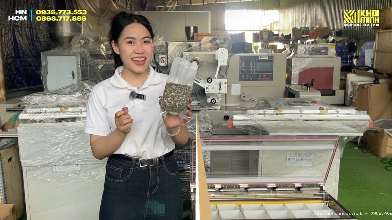 Máy hút chân không công nghiệp LD660 đóng gói trà, chè và cà phê