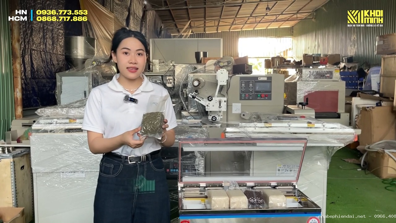Máy hút chân không công nghiệp LD660 đóng gói trà, chè và cà phê