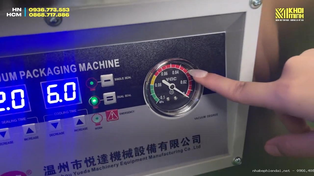 Máy hút chân không công nghiệp LD660 đóng gói trà, chè và cà phê