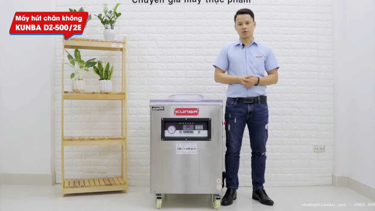 Máy hút chân không buồng đơn Kuban DZ500-2E