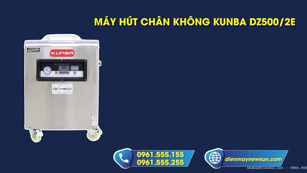 Máy hút chân không buồng đơn Kuban DZ500-2E