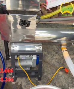 Bàn giao máy xay vắt nghệ, máy xay vắt sắn dây liên hoàn mô tơ 3 kW tại Hải Dương - chi tiết máy 5