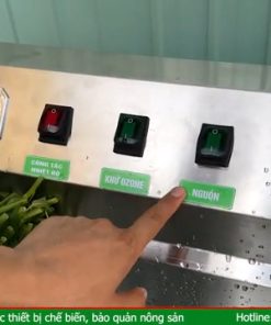 Máy rữa rau củ quả đa năng sục khí OZONE làm sạch nhanh trái cây, rau củ