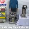 TRỌN BỘ MÁY LÀM XÚC XÍCH 4KG CHO HỘ KINH DOANH ( MÁY XAY + MÁY NHỒI + MÁY CUỘN + MÁY HẤP)