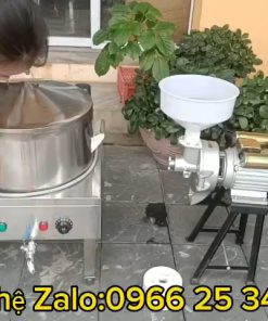 NỒI TRÁNG BÁNH KẾT HỢP VỚI MÁY NGHIỀN BỘT ƯỚT - chi tiết máy 2