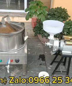 NỒI TRÁNG BÁNH KẾT HỢP VỚI MÁY NGHIỀN BỘT ƯỚT - chi tiết máy 3