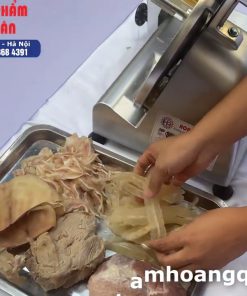 Máy Thái Thịt Chín, Thịt Đông Lạnh, Bì Bò, Tai Heo - chi tiết máy 3