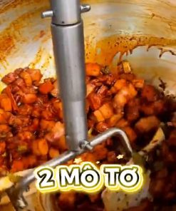 Nồi nấu cánh khuấy inox - chi tiết máy 4