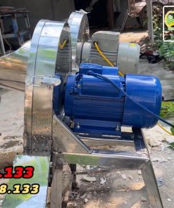 Máy băm cỏ thái chuối inox - chi tiết máy 2