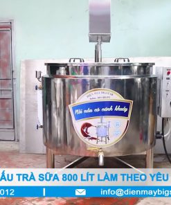 Nồi nấu cánh khuấy 800L làm theo yêu cầu