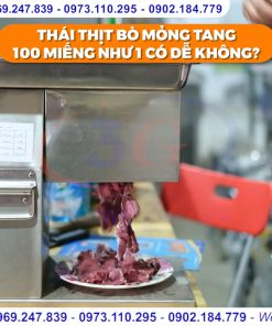 Top 3 Máy Thái Thịt Bò Quán Phở Mỏng 2mm