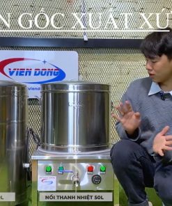 Giá nồi phở điện dùng thanh nhiệt và mâm nhiệt 50L - chi tiết máy 2
