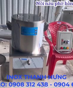 Nồi nấu phở bằng điện 40 lít tủ điện rời có rổ hầm xương - chi tiết máy 2
