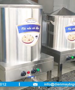 Nồi nấu xôi điện mẫu mới – thiết bị nấu xôi công nghiệp hiện đại