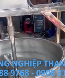 Nồi nấu gia nhiệt có cánh khuấy lật nghiêng 150 lít - chi tiết máy 3