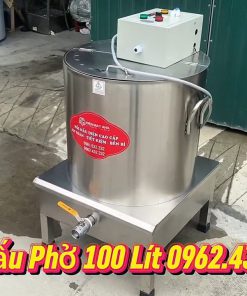 Nồi nấu phở điện 100 lít 2 ngăn cho quán phở, nhà hàng