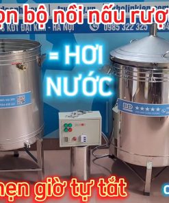 NỒI NẤU RƯỢU CÔNG NGHIỆP 30KG
