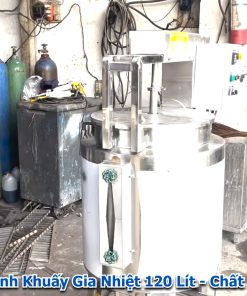 Nồi nấu cánh khuấy gia nhiệt 120 lít