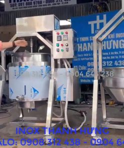 Nồi nấu cánh khuấy 3 lớp nghiêng dễ dàng