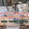 Bộ 5 nồi nấu phở bằng điện inox Trung Thành sản xuất