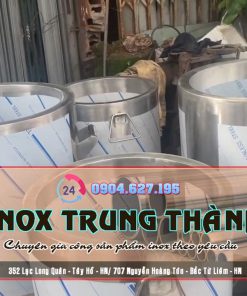 Bộ 5 nồi nấu phở bằng điện inox - chi tiết máy 3