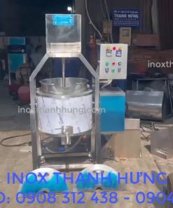 NỒI NẤU CÁNH KHUẤY LẬT NGHIÊNG 300 LÍT CẢI TIẾN MỚI + VAN XẢ ĐÁY