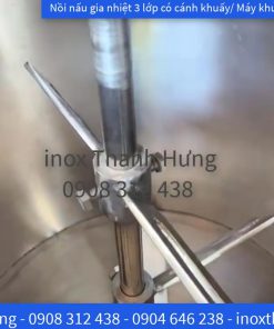 Nồi Nấu Gia Nhiệt 3 Lớp Inox 1000L - chi tiết máy 3