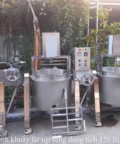 Nồi nấu cánh khuấy lật nghiêng 150 Lít