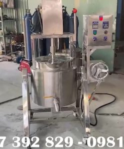 Nồi khuấy gia nhiệt mini - Nồi nấu cô đặc cánh khuấy tháo rời dễ sử dụng