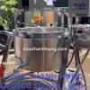Nồi nấu công nghiệp 300L inox 3 lớp có cánh khuấy gia nhiệt nhanh không lo cháy khét