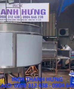 Gia công sản xuất nồi nấu cánh khuấy 1500L - chi tiết máy 3