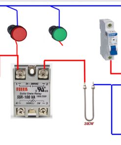 Sơ đồ đấu nối tủ điện nồi nấu phở 2 chế độ và vai trò hệ thống điện - chi tiết máy 2