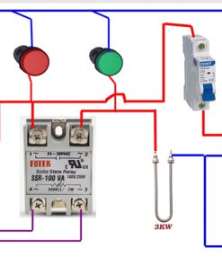 Sơ đồ đấu nối tủ điện nồi nấu phở 2 chế độ và vai trò hệ thống điện