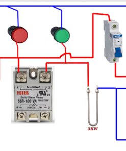 Sơ đồ đấu nối tủ điện nồi nấu phở 2 chế độ và vai trò hệ thống điện - chi tiết máy 3