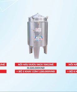 Báo giá nồi nấu rượu inox dùng điện