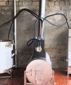 Báo giá trọn bộ nồi hơi nấu rượu bằng củi cải tiến