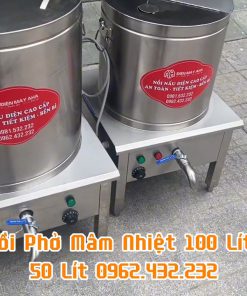 Nồi Nấu Phở Mâm Nhiệt 100 Lít - chi tiết máy 3