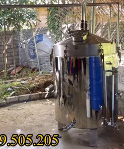 Nồi nấu rượu bằng củi lò sinh hơi đẩy