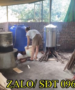 Nồi nấu rượu bằng củi 20kg gạo kèm khay nấu cơm đa năng - chi tiết máy 4