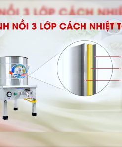 Nồi nấu phở điện liền 40L - chi tiết máy 3