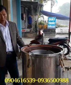 Nồi nấu rượu dùng điện và biogas đa năng 50kg - chi tiết máy 3