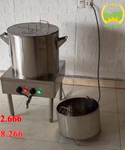 Bộ máy vặt lông gà vịt và nồi nhúng nước nóng - chi tiết máy 3