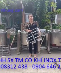 Nồi Nấu Gia Nhiệt Có Cánh Khuấy 100 Lít – 3 Lớp Gia Nhiệt Cách Thủy
