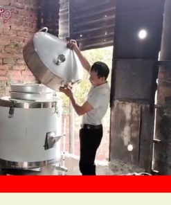 Nồi hơi nấu rượu đun củi không khê không cháy